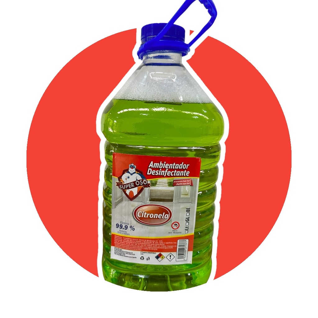 [PTH-001] DESINFECTANTE CITRONELA ENV. 1L